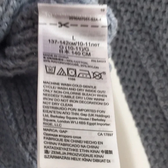 Gap girls sequined penguin sweater in size 10 - Picture 6 of 6